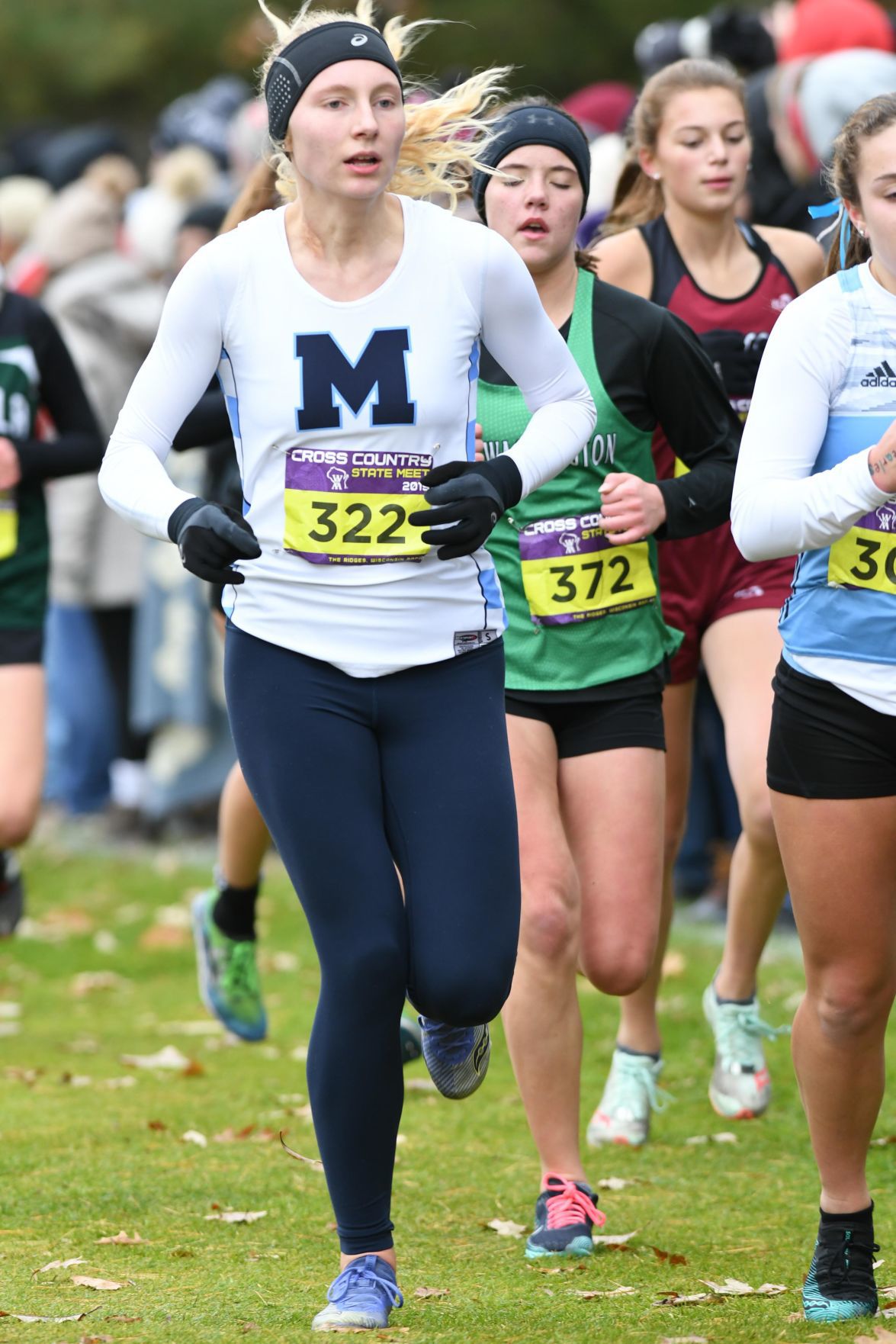 WIAA state cross country photo: Sadie McCaulley, McFarland
